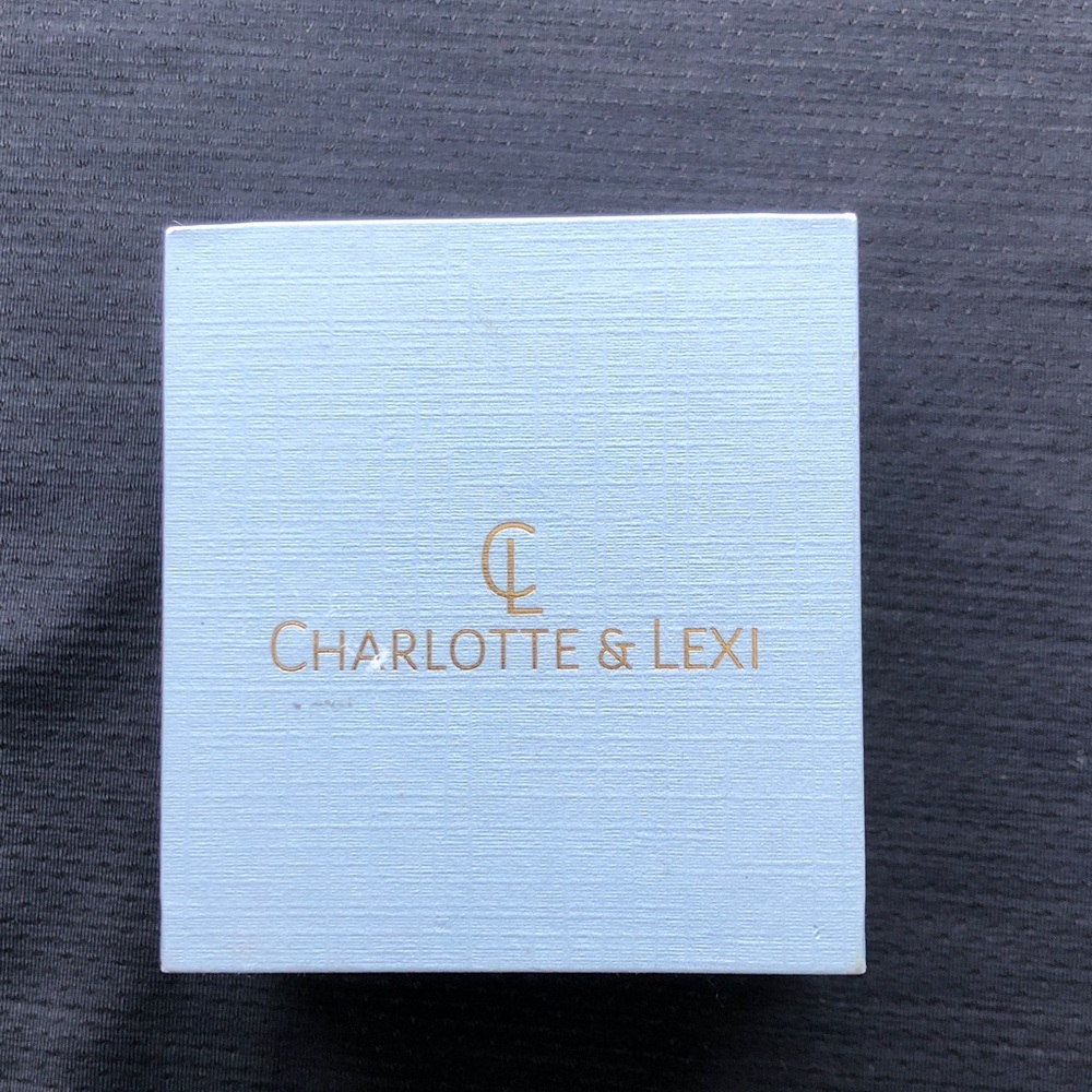Charlotte & Lexi 14K Gold Plated K Initial Necklace NIB - Picture 4 of 7